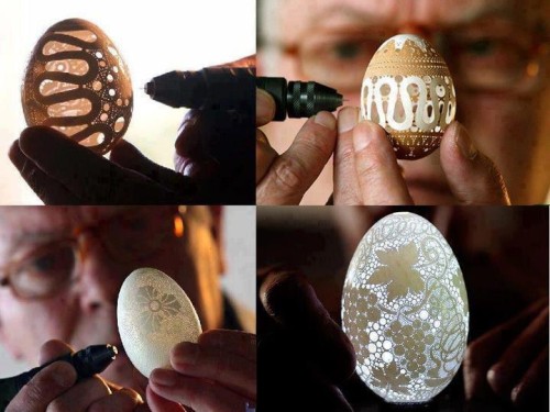 egg carving